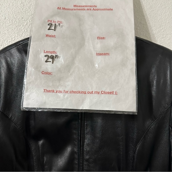 Pelle studio black leather jacket - Picture 4 of 4